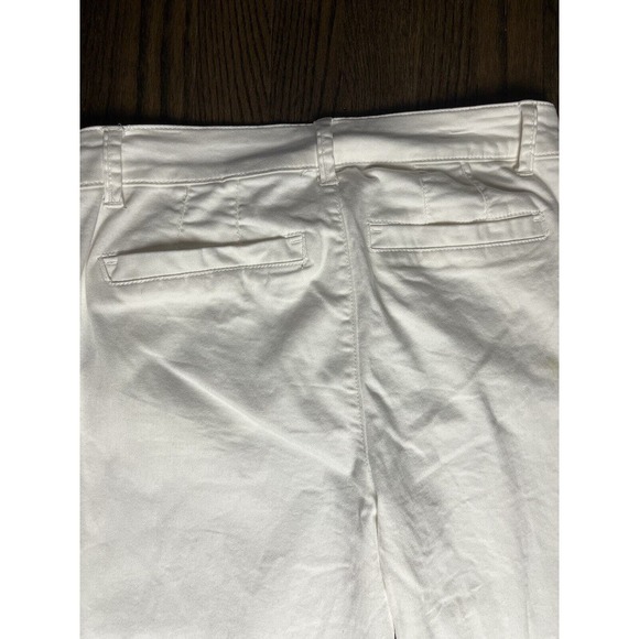 Caslon Stretch Cotton Chino Pants Pockets Straight Comfy White Size 8 - Picture 6 of 9
